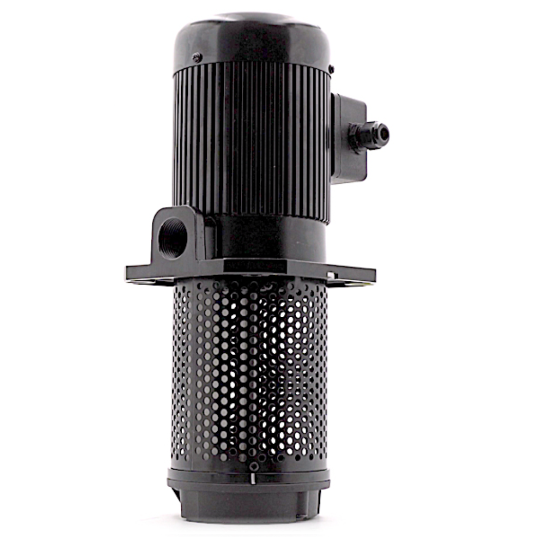 TC-4180 1/4HP Machinery Coolant pump immersion 180mm (7"). CNC Grinding Lubricant Cooling Cutting Oil Circulation